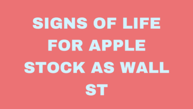 Signs Of Life For Apple Stock As Wall St